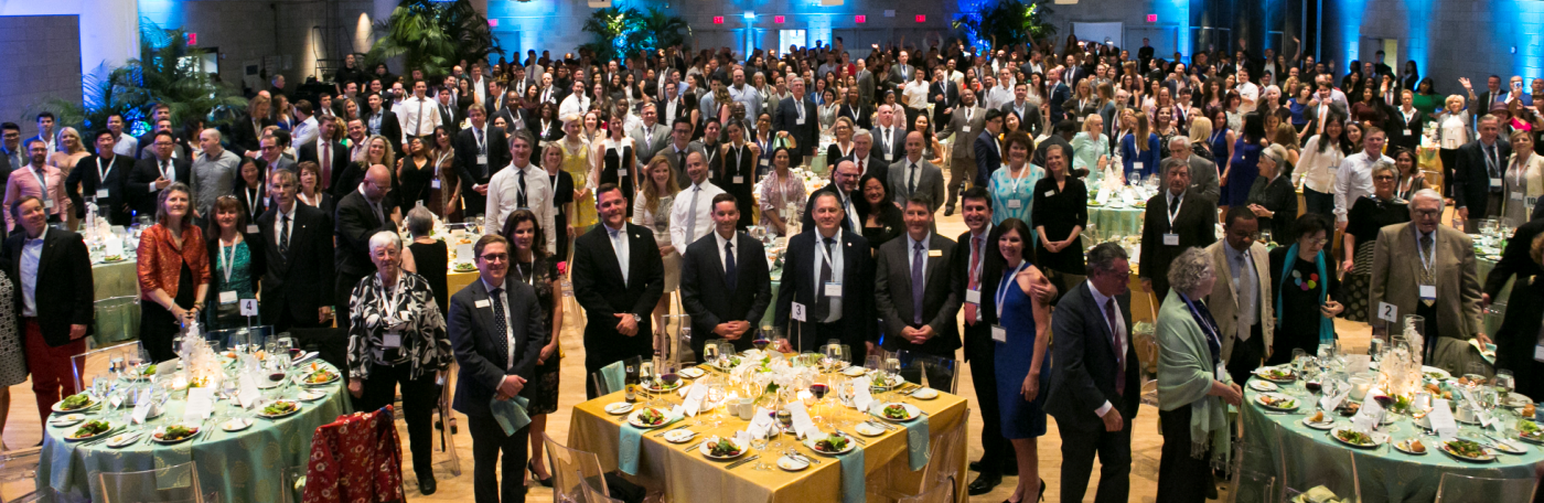 Alumni gather at the GS Annual Alumni Dinner, part of Columbia Reunion