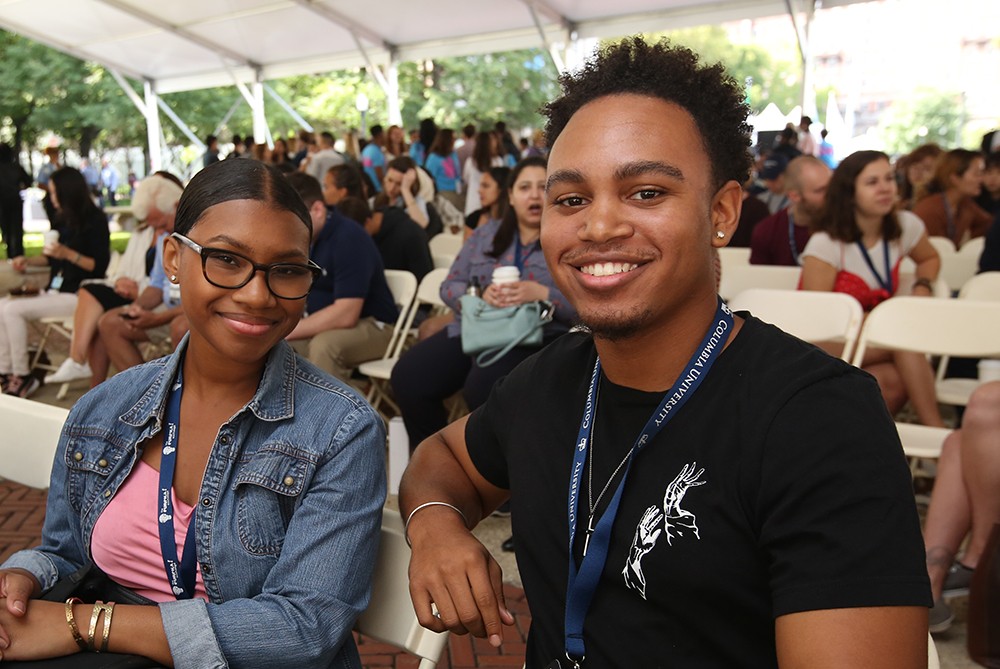 Fall 2019 Students at New Student Welcome ceremony