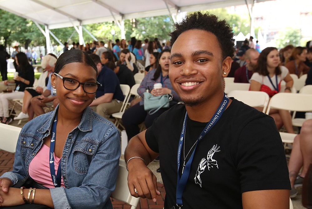 Incoming Fall 2019 students at New Student Welcome Ceremony Fall 2019 Students at New Student Welcome ceremony