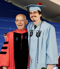 Robbie LeDesma and Dean Peter J. Awn at GS Class Day in 2014