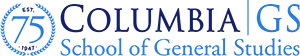 Columbia University School of General Studies 75th anniversary logo