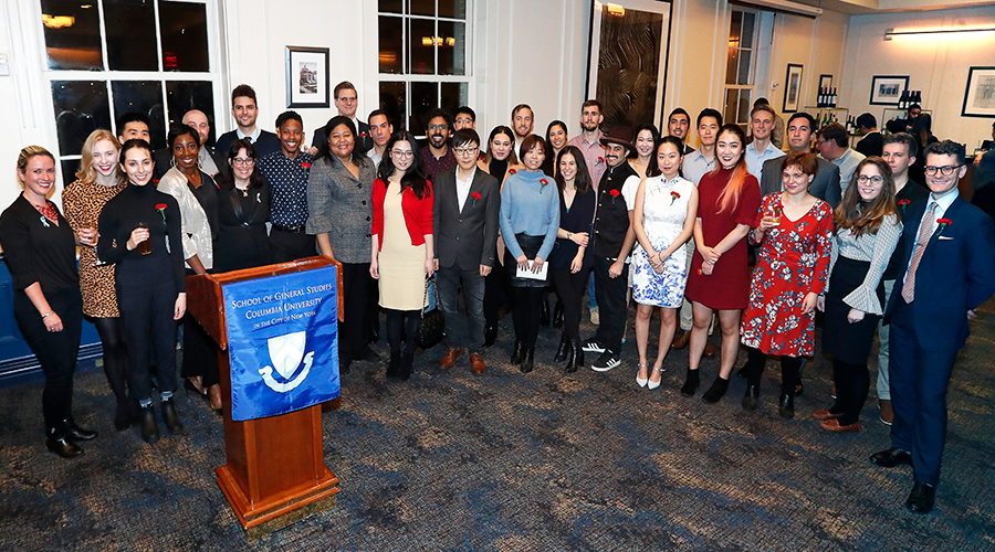 February 2020 graduates of the Columbia University School of General Studies