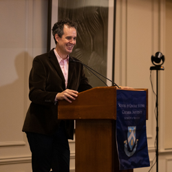 Keynote speaker Dr. Reardon addresses the Honors Society Keynote speaker Dr. Reardon addresses the Honors Society