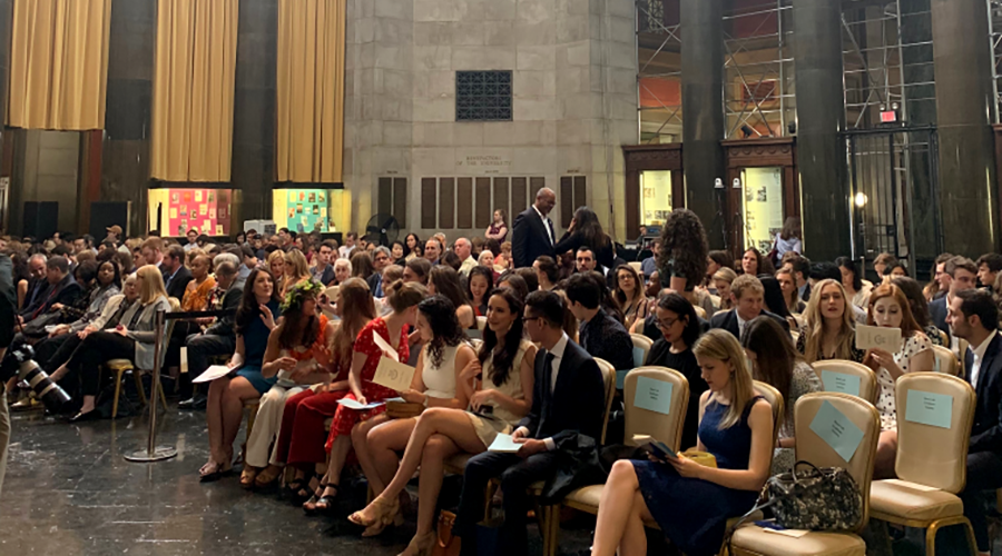 Attendees at the 2019 Columbia University Postbac Premed Program Class Day Ceremony