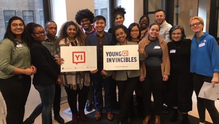 GS Student Paola Cruz with Young Invincibles