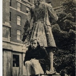 Dr. Harris on Columbia's campus in 1968