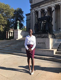 GS Student Randee Howard on CU campus