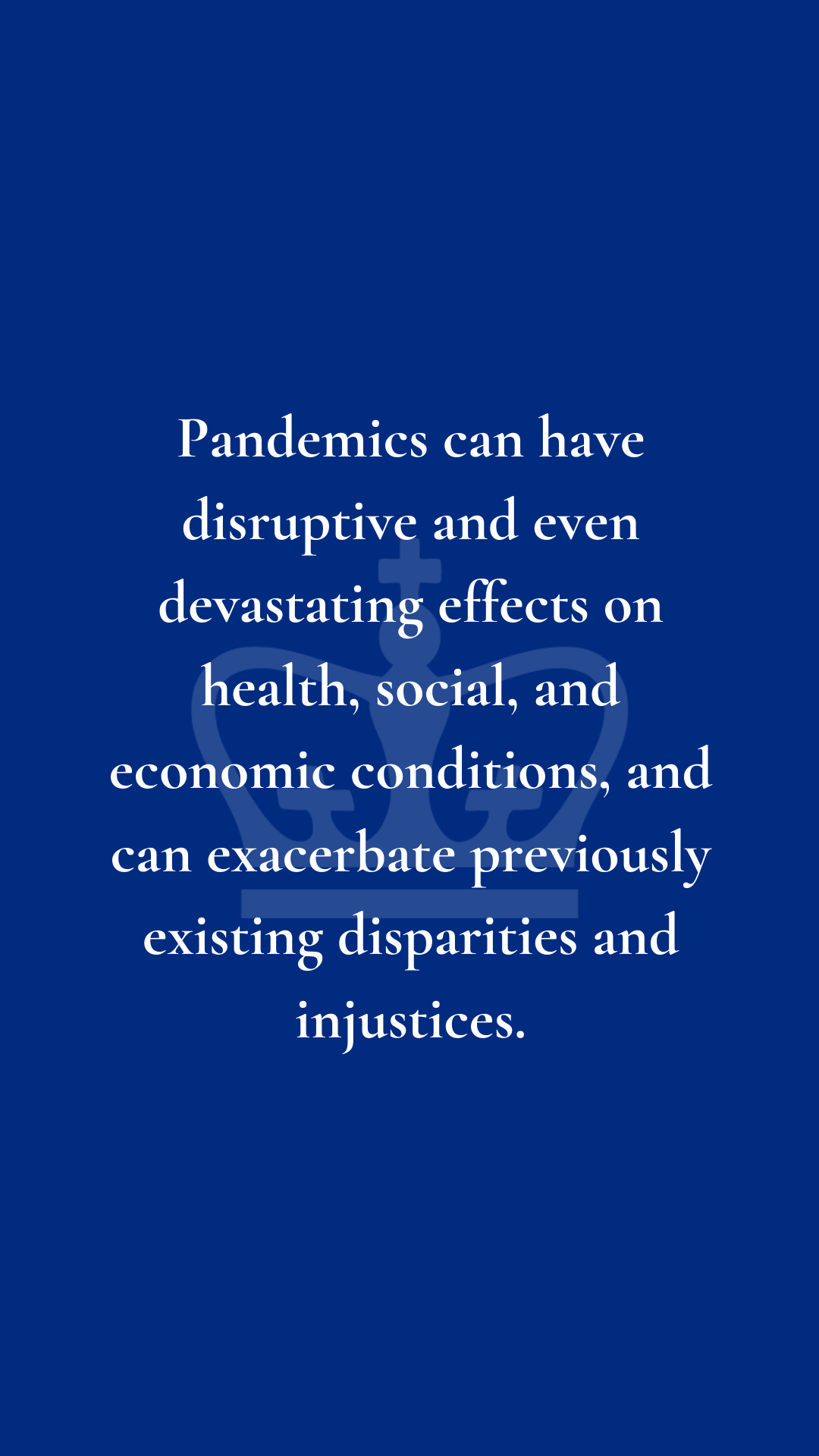 Background of the Justice and Pandemics Preparedness Academy